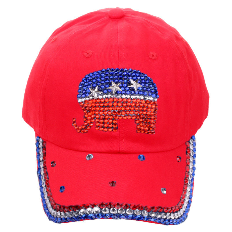 Wholesale Cotton Dot Diamond Baseball Cap